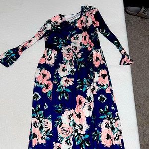 XL long sleeve maxi dress
